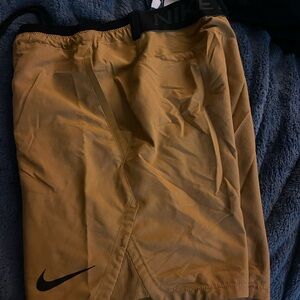 Nike Tan Athletic Shorts